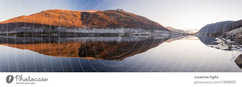 mirrors Landscape Water Sky Sun Autumn Winter Ice Frost Hill Rock Mountain Coast Lakeside Breathe Vacation & Travel Moody Contentment Trust Safety Serene