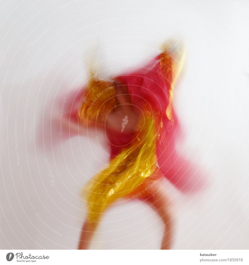 hidden beauty Dance Movement Gold Red Power Transience Rag Beautiful Hide Mysterious Face Mystic Force Illuminate Glittering Colour photo Experimental Abstract