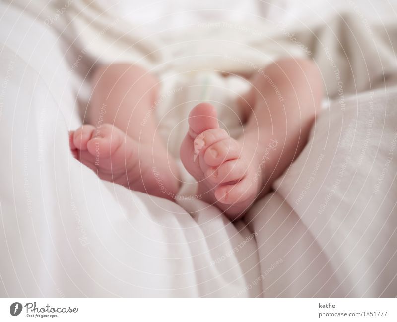 Footies #2 foot Legs Toes Cute Naked diaper Crib Baby