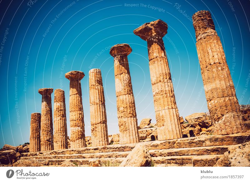 Valley of the Temples in Agrigento, Sicily, Italy Vacation & Travel Tourism Landscape Ruin Architecture Stone Old Historic Religion and faith Greek sicilia