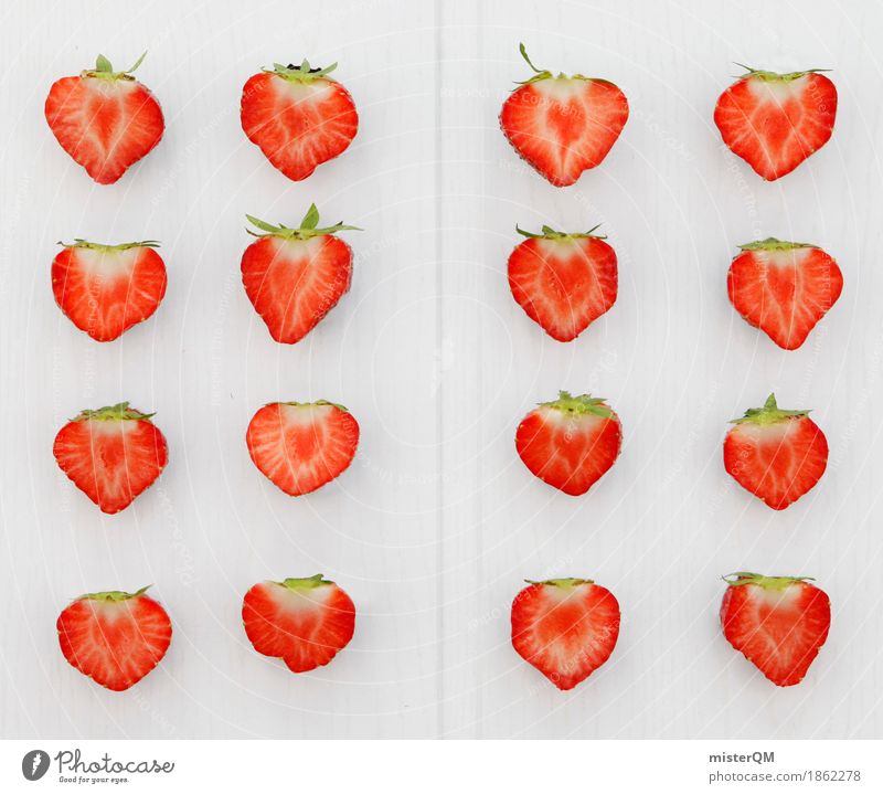 4x4 Strawberries II Art Work of art Esthetic 16 Pattern Strawberry Strawberry ice cream Strawberry blossom Strawberry variety Strawberry jam Strawberry yoghurt