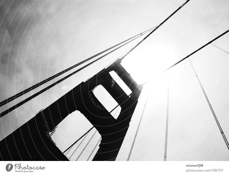 steel meets heaven. Bridge Esthetic Architecture Design Colossus Golden Gate Bridge San Francisco Steel construction California Americas Freedom Impressive
