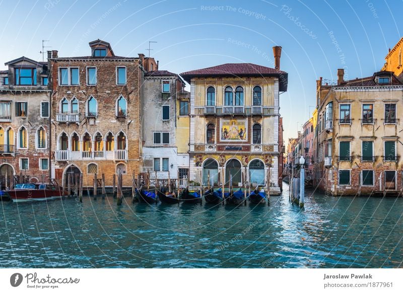 Water channels the biggest tourist attractions in Italy, Venice. Vacation & Travel Tourism Summer Sun Ocean House (Residential Structure) Sky River Church
