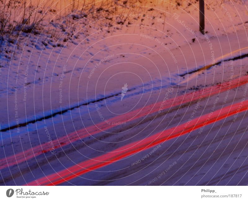 Fast as the wind Joy Freedom Winter Snow Beautiful weather Bad weather Ice Frost Transport Traffic infrastructure Road traffic Motoring Vehicle Car Sign