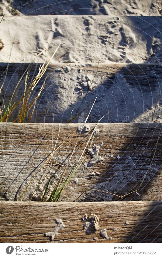 Beach Life IV Nature Esthetic Contentment Stairs Sand Baltic Sea Baltic island Marram grass Vacation photo Vacation mood Colour photo Multicoloured