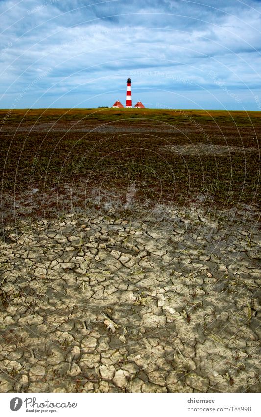 Lighthouse Westerhever Vacation & Travel Tourism Trip Ocean Nature Landscape Earth Climate North Sea Mud flats Walk along the tideland Sand Far-off places Free