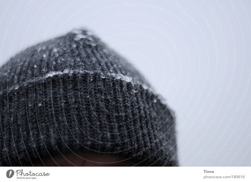 undercover Cap Wet Soft Wool Knitted Snow Drops of water Winter Ice Concealed Covered Protect Headwear keep warm warm sb./sth. Protection Cold Freeze