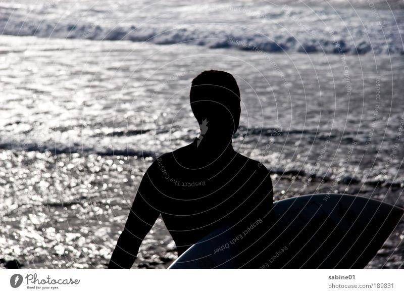 surfer Far-off places Freedom Summer Beach Ocean Island Waves Sports Aquatics Sailing Dive Human being Masculine Man Adults 1 18 - 30 years Youth (Young adults)