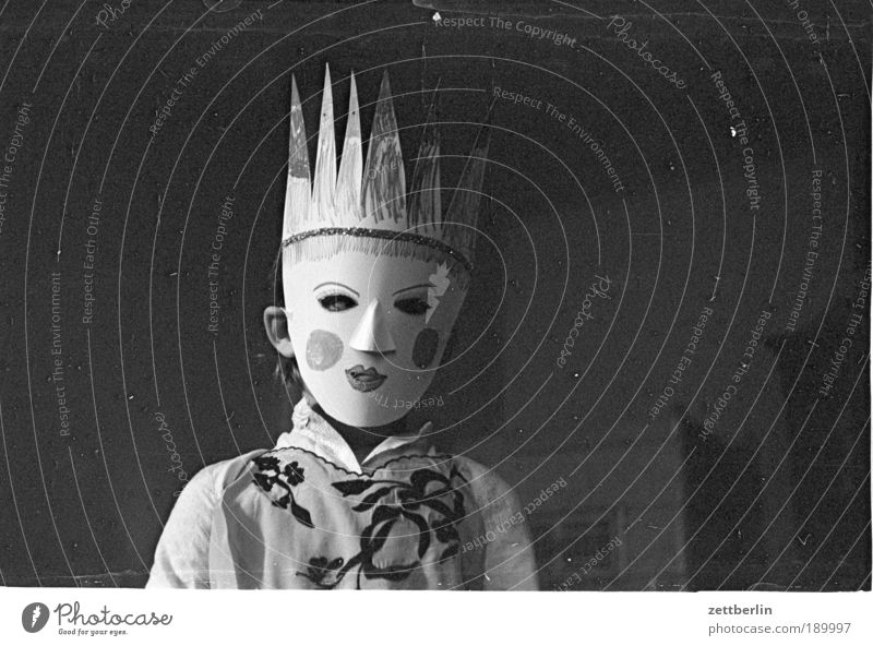 Paula Mask Carnival Carnival costume Princess Crown Face Girl