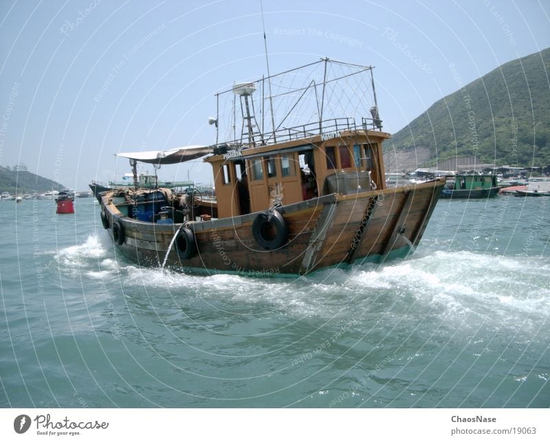 Boat in China Hongkong Watercraft Los Angeles