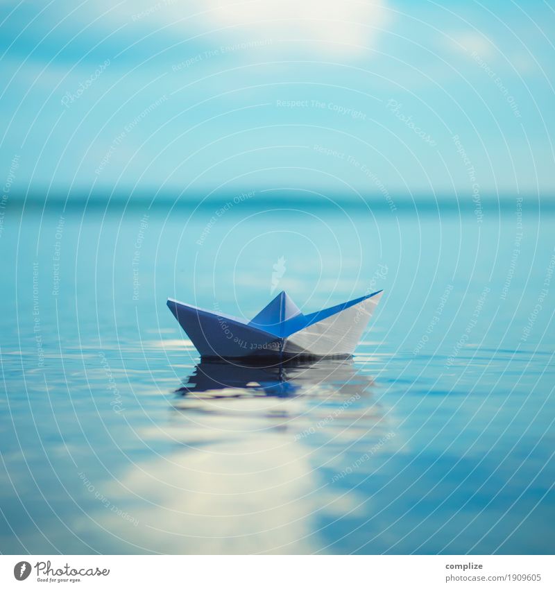 small Paper Boat Joy Healthy Wellness Relaxation Calm Meditation Spa Vacation & Travel Tourism Adventure Freedom Cruise Summer Summer vacation Sun Beach Ocean