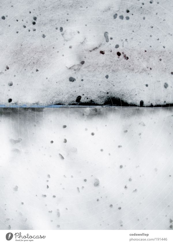 larmes dans la neige Winter Snow Cold Thaw Melt Abstract Gloomy Colour photo Exterior shot Downward Day