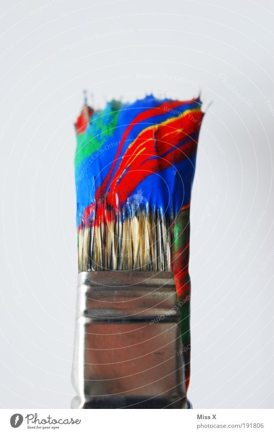 rainbow brush Handicraft Living or residing House building Redecorate Moving (to change residence) Decoration Work and employment Painter Art Artist Fluid