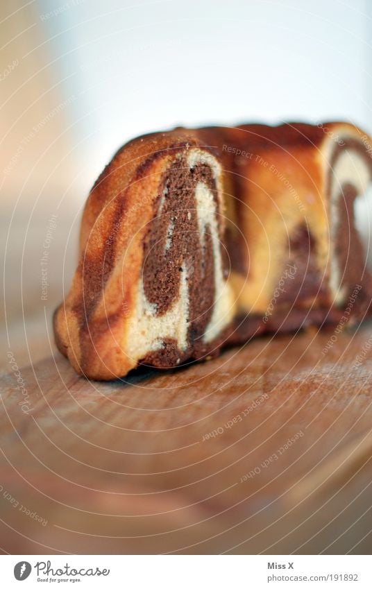 Had I expected you today, I would have.... Food Dough Baked goods Cake Nutrition Delicious Sweet Dry Marble cake Self-made Colour photo Subdued colour Close-up