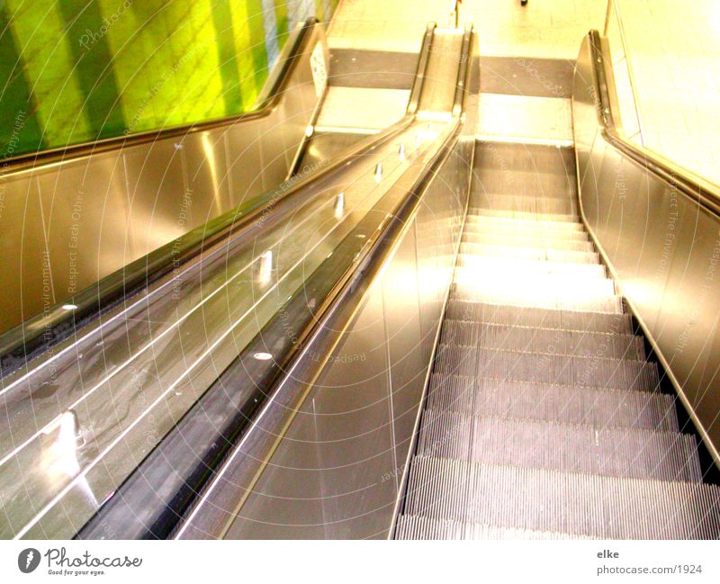 break of fascination Escalator Underground Movement Contrast