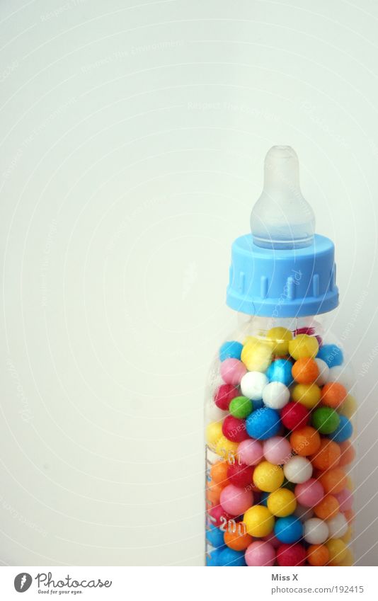 for the baby Food Candy Nutrition Leisure and hobbies Playing Children's game Round Sweet Multicoloured Colour Infancy Play of colours Soother Suck Bottle