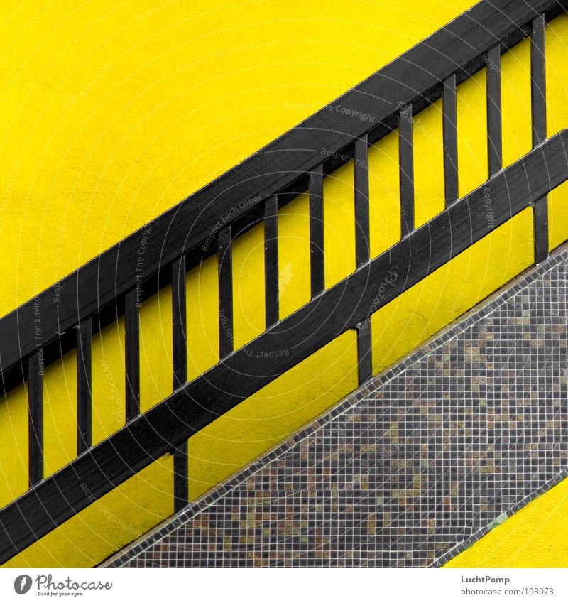 A Tribute to .marqs Illustration Graph Stairs Banister Yellow Gaudy Tile Black Go up Ramp up Upward Prop Steel construction Optimism Hope Success Government