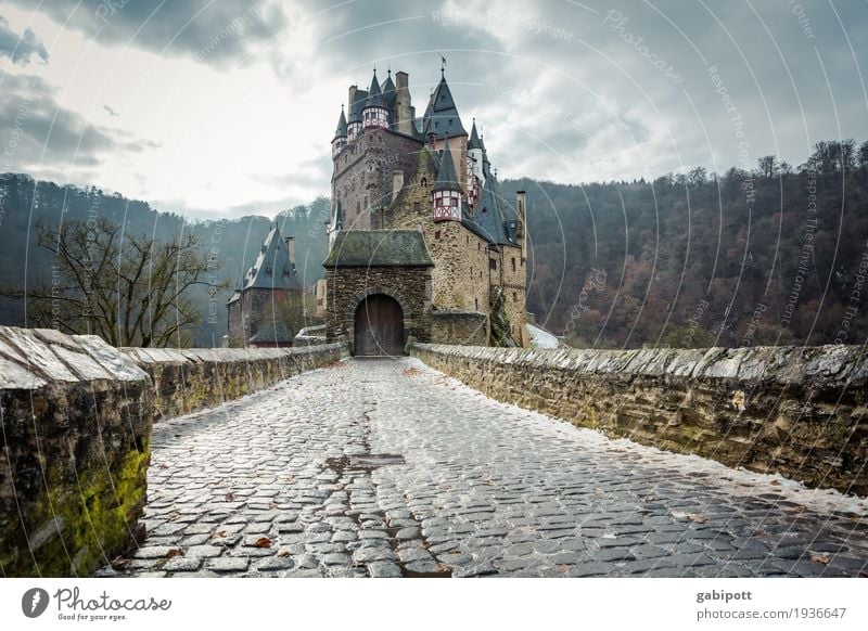 Castle Eltz Nature Landscape Winter Weather Rain Ice Frost Snow Forest Tourist Attraction Old Discover Relaxation Hiking Exceptional Creepy Historic Tall Blue