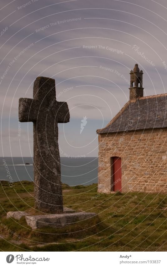 under the spell of the cross France Brittany Finistere Vacation & Travel Landscape Sky Horizon Coast Ocean Chapel Historic Buildings Tourist Attraction