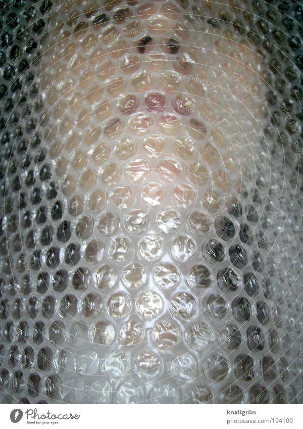 bubble wrap Human being Feminine Woman Adults Head Nose Lips Nostril Neck 1 Bubble wrap Cool (slang) Eerie bagged packaging unit Safety (feeling of)