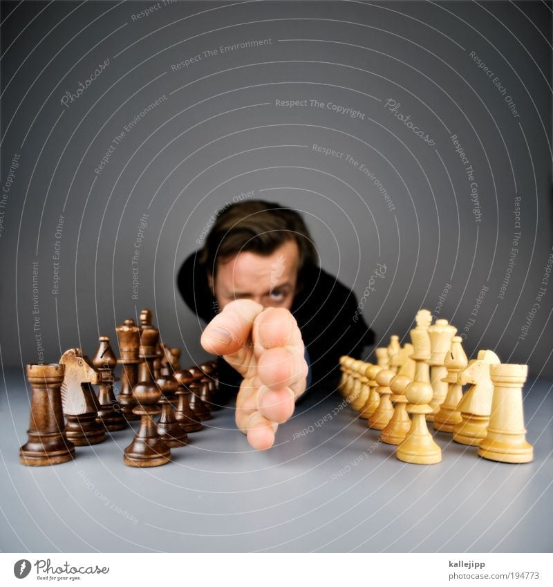 border demarcation Lifestyle Playing Chess Sporting event Human being Man Adults Head Hair and hairstyles Face Eyes Arm Hand Fingers 1 Fight Relationship