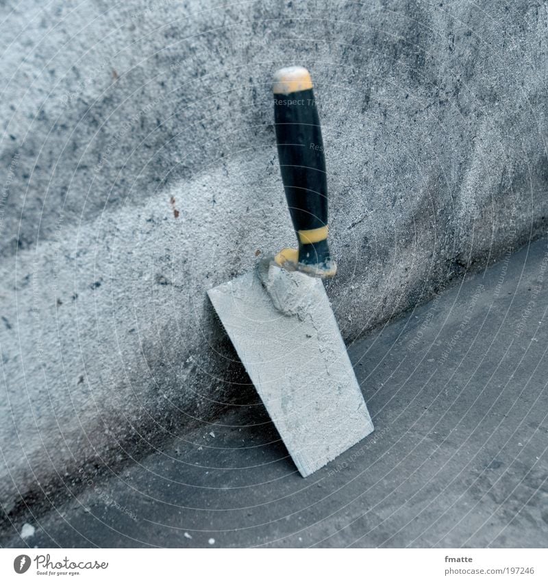 trowel House building Redecorate Work and employment Craftsperson Construction site Tool Wall (barrier) Wall (building) Stone Concrete Sign ladle Brick trowel