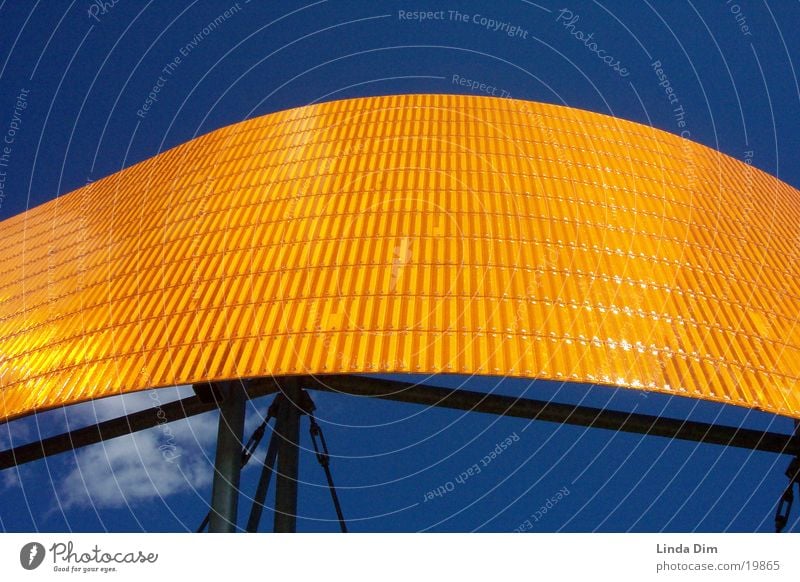 Orange-Blue 01 Sculpture Things Monument Art Reflector Industry reflection Architecture
