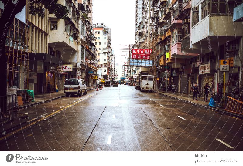 View of street of Hong Kong Lifestyle Vacation & Travel Tourism Trip Adults Group Landscape Pedestrian Street Movement Stand Modern people crowd crossing