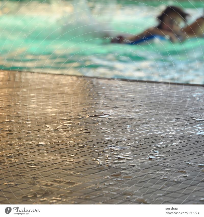 learning to swim ... Sports Fitness Sports Training Aquatics Water Fluid Infancy Swimming pool Wet Child Colour photo Interior shot Day Blur Swimming & Bathing