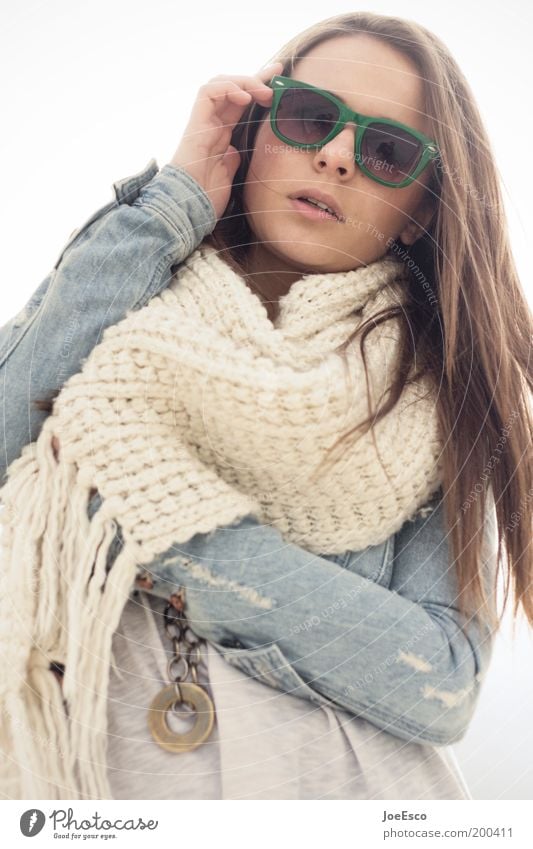 #200411 Lifestyle Style Beautiful Vacation & Travel Human being Woman Adults Fashion Jacket Accessory Sunglasses Scarf Brunette Long-haired Cool (slang)