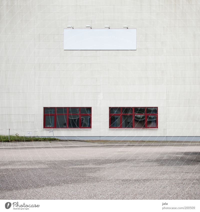 business start-up Factory Economy Industry Trade Services SME Company House (Residential Structure) Places Building Architecture Facade Window Large Gray Red