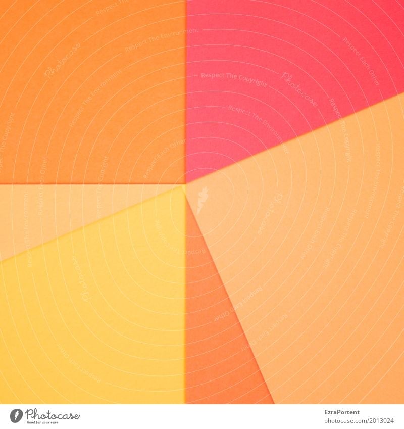 o|r/o(b)\o|g/o(b) Style Design Handicraft Decoration Paper Line Multicoloured Yellow Orange Red Esthetic Colour Advertising Geometry Illustration Graphic