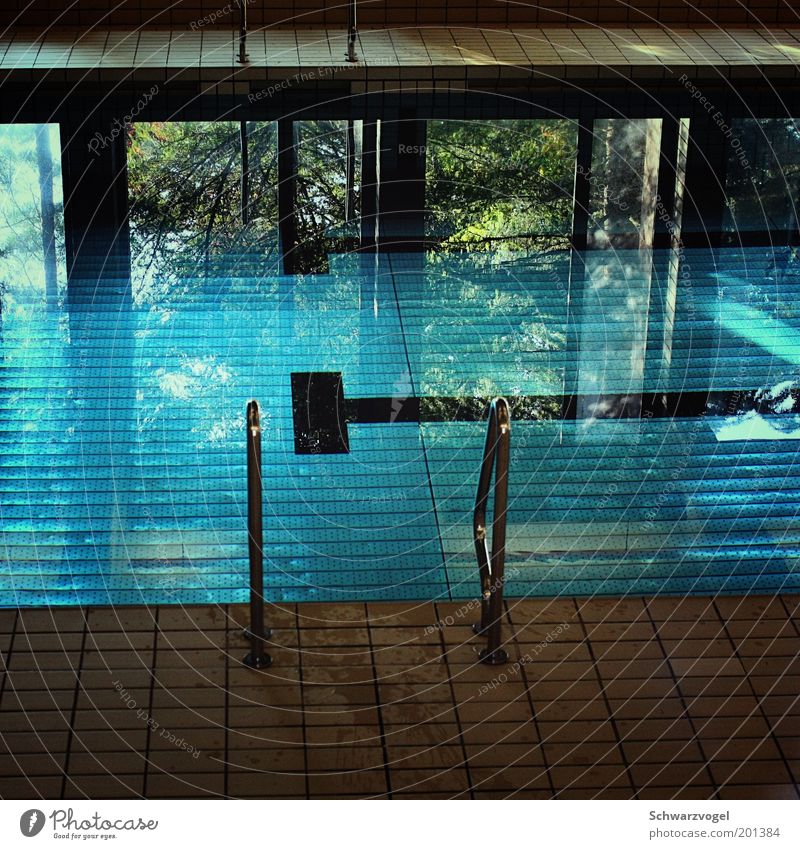 dive in and find out Wellness Relaxation Calm Cure Spa Sports Aquatics Sporting Complex Swimming pool Fluid Fresh Blue Green Moody Pure Stagnating Colour photo