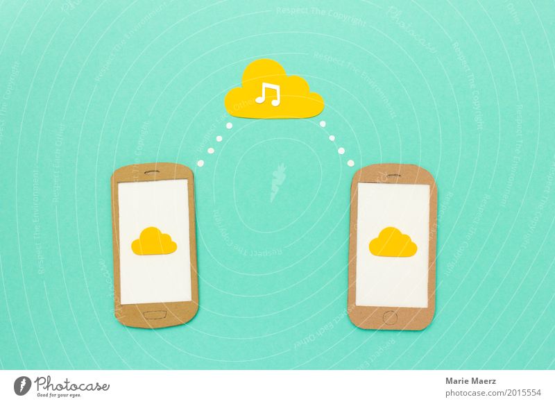 cloud communication Style Joy Entertainment Music Cellphone PDA Information Technology Internet Communicate Listen to music Modern Speed Cool (slang)