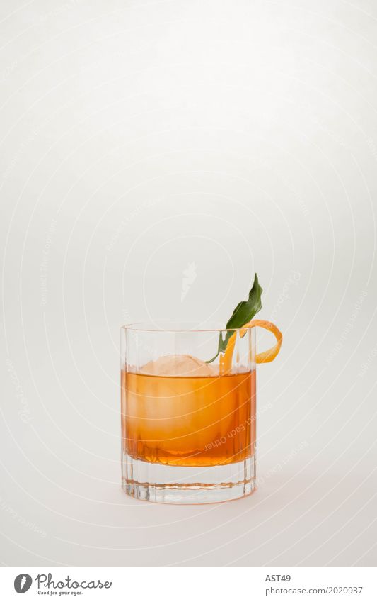 cocktail Cocktail Orange Glass Ice cube wiskey old fashioned