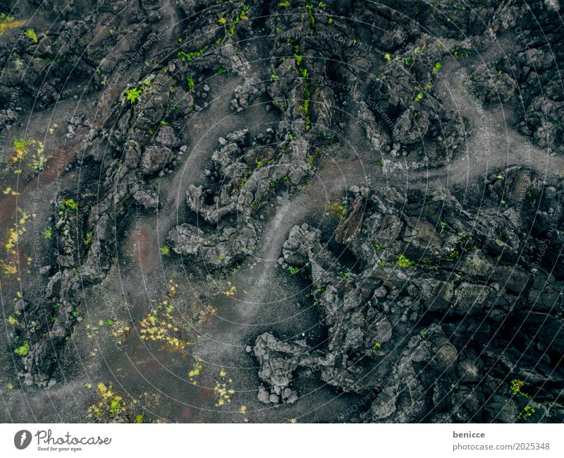 volcano Volcano ash Aerial photograph Bird's-eye view drone Black Earth Lava Lanes & trails Asia Nature Landscape Deserted Uninhabited Indonesia