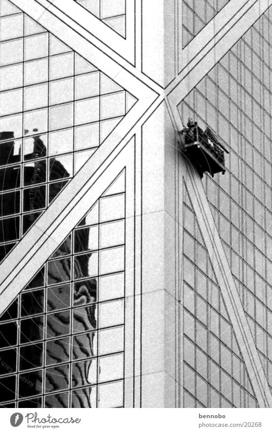 Bank of China Hongkong Bank of China Tower Window cleaner Architecture Central