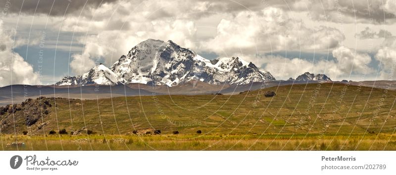 Cordillera Altiplano Nature Landscape Earth Air Sky Clouds Weather Storm Wind Mountain Peak Snowcapped peak Vacation & Travel Bolivia cordillera real altiplano