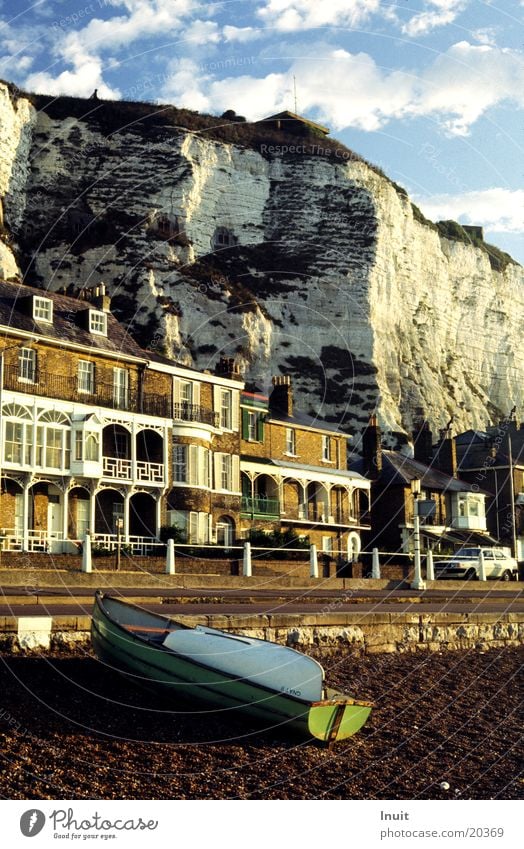 Dover England Ocean Cliff Watercraft Great Britain Morning