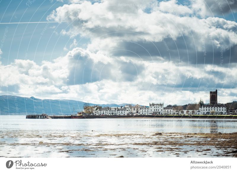 Inveraray Sky Clouds Spring Beautiful weather Coast Bay Scotland Village Small Town Skyline House (Residential Structure) Maritime Idyll Vacation & Travel