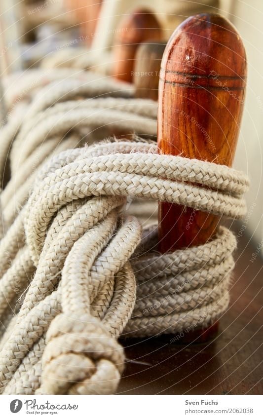 Ropes and ropes Harbour Navigation Sailing ship Watercraft Knot Maritime Wilhlemshaven Friesland district East Frisland Hawser leash Deck Steering wheel Oar
