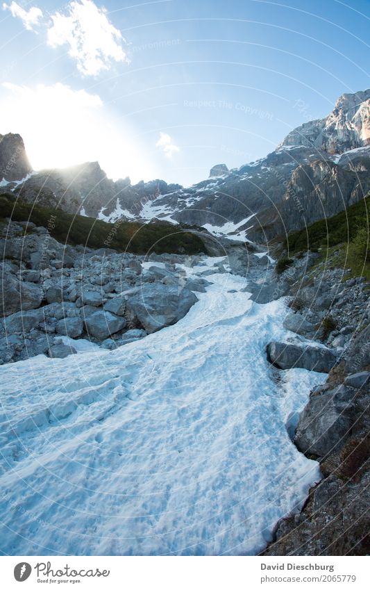 glaciers Vacation & Travel Adventure Expedition Mountain Hiking Nature Landscape Sky Spring Summer Autumn Beautiful weather Rock Alps Peak Glacier Relaxation