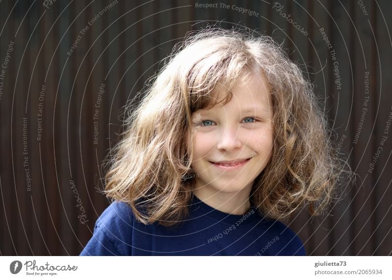 my boy Child Boy (child) Infancy Hair and hairstyles 1 Human being 8 - 13 years T-shirt Blonde Long-haired Curl Smiling Happiness Happy Beautiful Natural