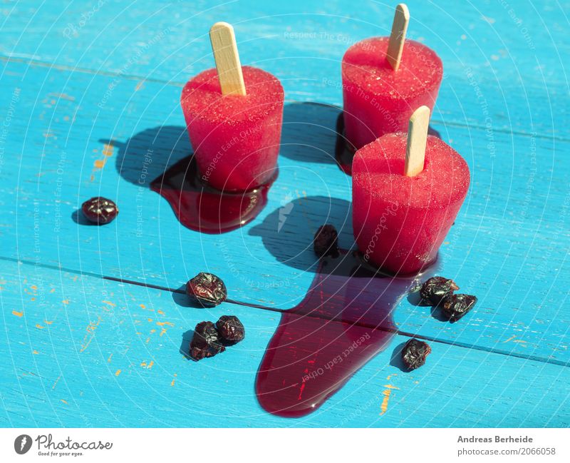 Ice on a stick Ice cream Candy Summer Delicious Sweet berry cold cranberries freeze fresh fruit fruity garden homemade Lollipop organic pops popsicle raspberry