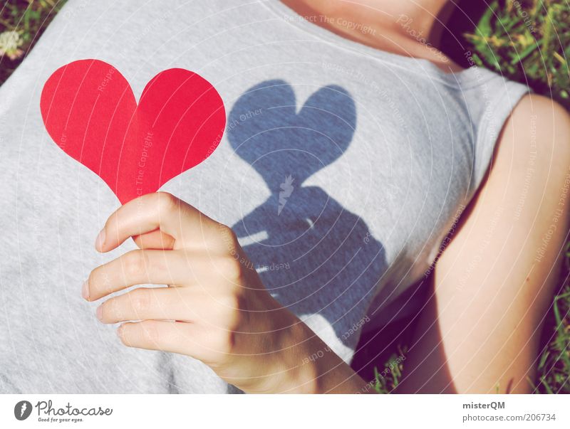 Take heart. Esthetic Contentment Double exposure Declaration of love Display of affection With love Heart Life Infatuation Emotions Woman Puberty