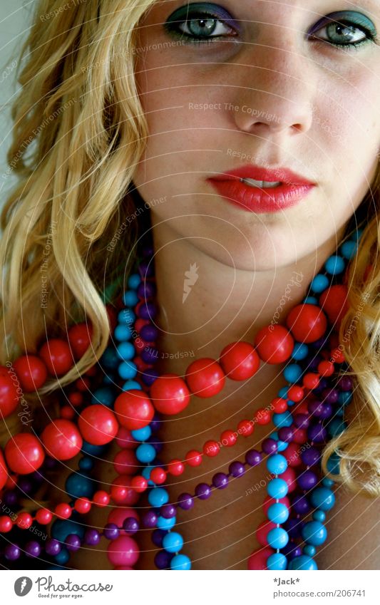 Lèvres Rouges Style Lipstick Feminine Mouth 1 Human being Blonde Curl Observe Esthetic Exceptional Exotic Fantastic Multicoloured Violet Contentment Chain
