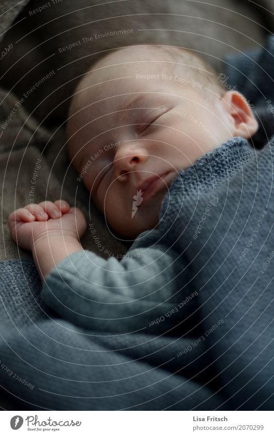 Sleeping baby Baby 0 - 12 months Dream Natural Cute Emotions Contentment Warm-heartedness Love Calm Infancy Life Colour photo Closed eyes