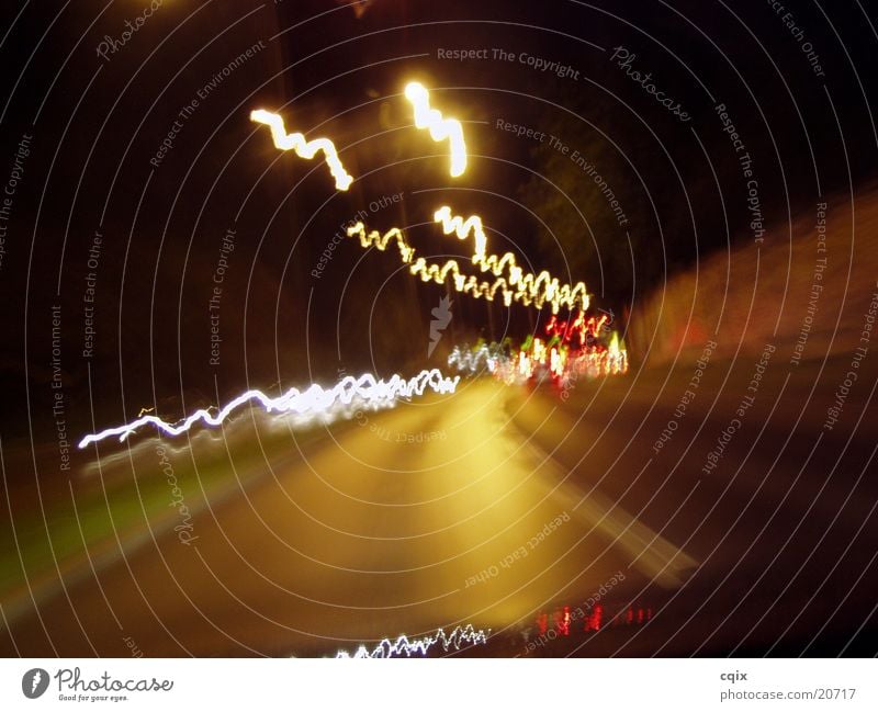 Drive by wire Graz Night Light Speed Long exposure motion Street