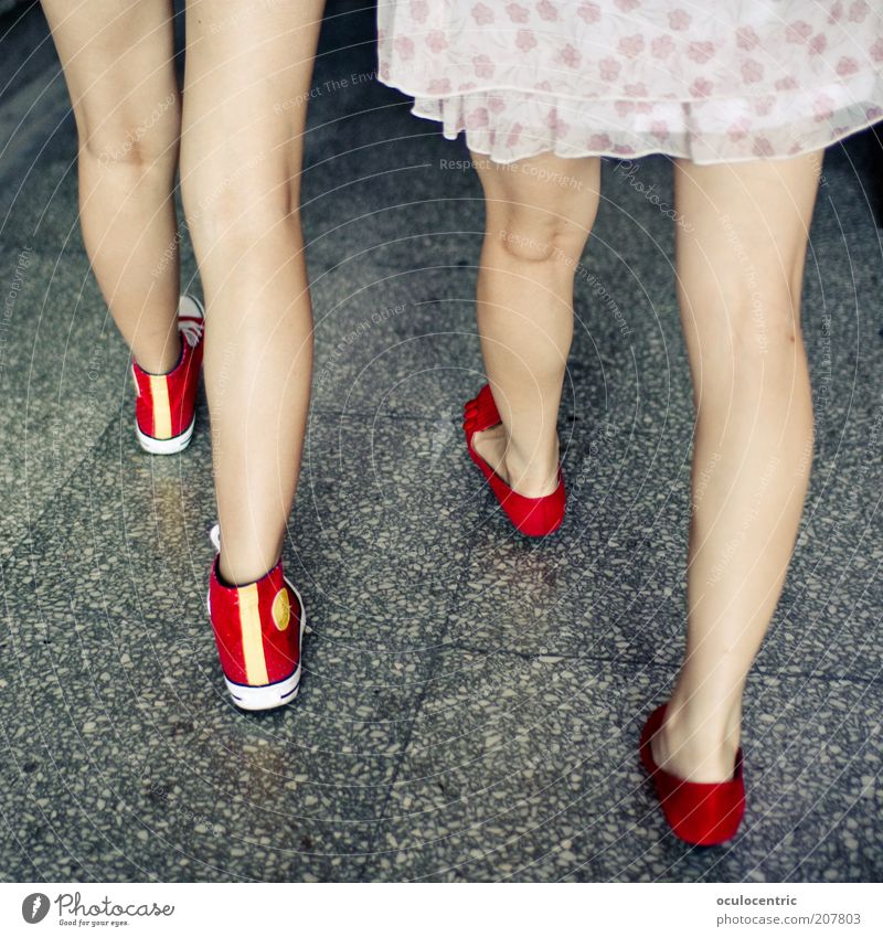 headless Human being Feminine Legs 2 China Beijing Clothing Sneakers High heels Going Thin Happiness Hip & trendy Beautiful Red Esthetic Modern robcore