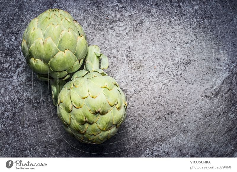 Green artichokes Food Vegetable Nutrition Organic produce Vegetarian diet Diet Style Design Healthy Healthy Eating Life Background picture Artichoke